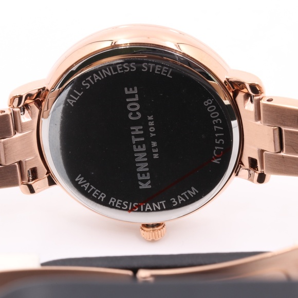 Kenneth Cole Women Rose Gold Stainless Steel Watch - Picture 5 of 6